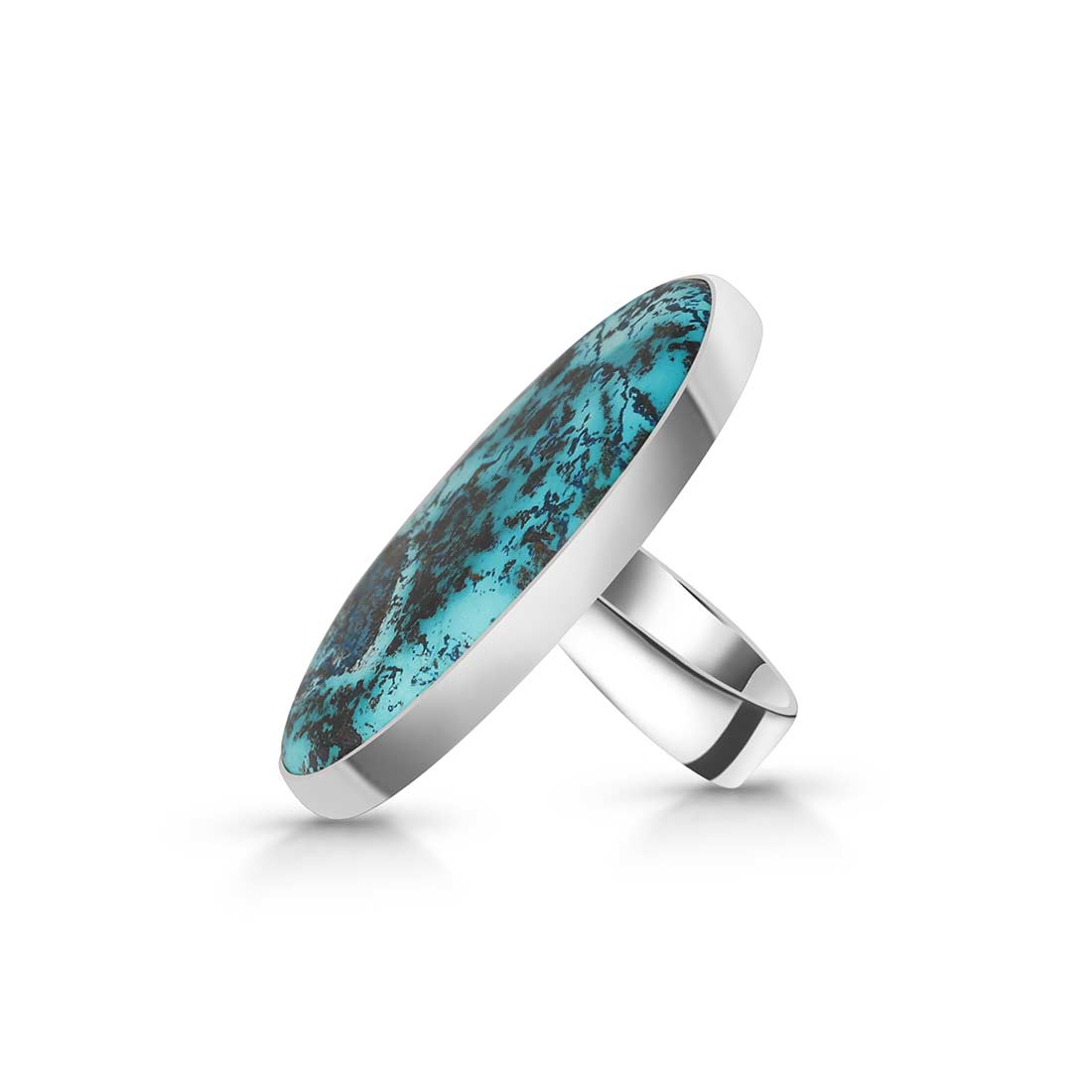 Shattuckite Adjustable Ring-(STK-R-37.)
